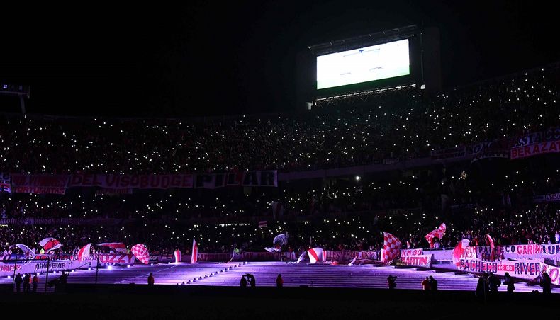 Hermosa imagen del estadio Monumental de River.