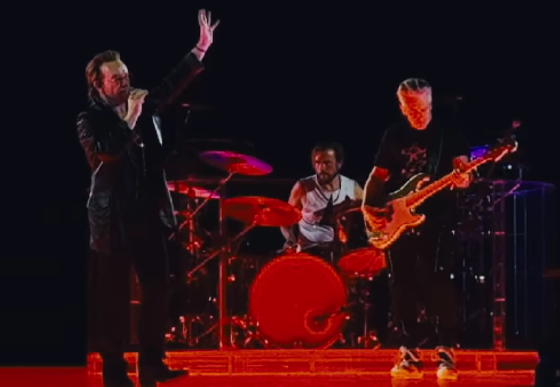 El cantante dedicó un tema en su concierto en Las Vegas a las víctimas del conflicto palestino-israelí