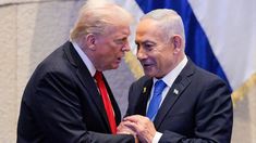 Donald Trump y Benjamín Netanyahu. Donald Trump y Benjamín Netanyahu.