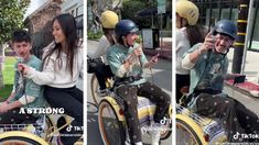 El joven subió al triciclo y entonó su versión del hit de aliento a la Scaloneta desde Los Ángeles. El joven subió al triciclo y entonó su versión del hit de aliento a la Scaloneta desde Los Ángeles.