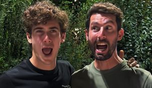 Colapinto y Pechito López, dos de los mayores exponentes internacionales del automovilismo argentino.