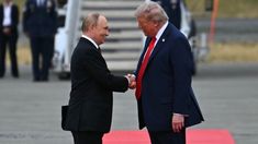 Vladimir Putin y Donald Trump. Vladimir Putin y Donald Trump.