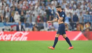 La reacción de Giroud y Dembélé al ser reemplazados en la final de la Copa del Mundo.