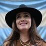 Victoria Villarruel participó de la 90° edición de la Expo Venado, en Santa Fe.