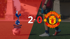 solido triunfo de tottenham por 2-0 frente a manchester united