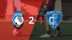 atalanta le gano a empoli en su casa por 2-1
