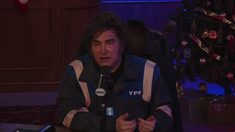 El mandatario estuvo en los estudios del stream Carajo.