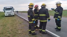El choque fue en el kilómetro 279 de la ruta nacional 33.
