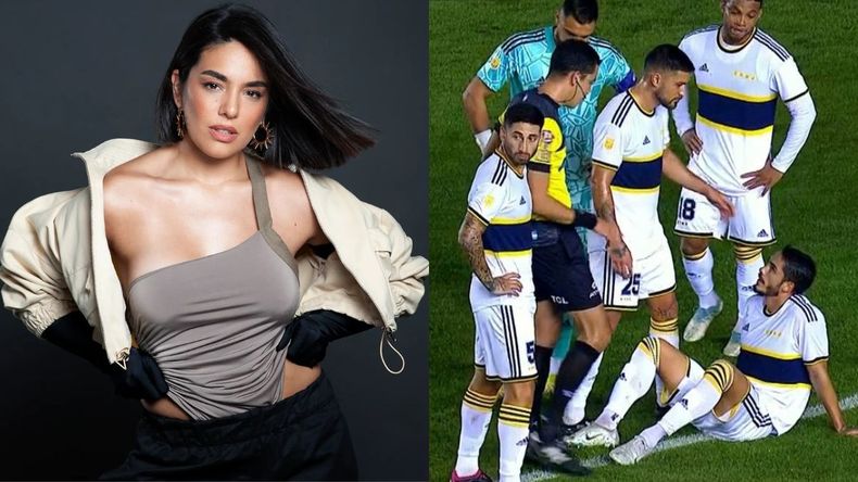 Ángela Leiva sorprendió al confirmar su romance con el ex-Boca Juniors.