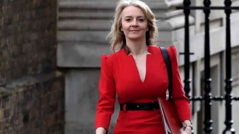 Liz Truss, candidata a primera ministra del Reino Unido.