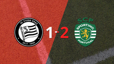 sporting lisboa saco el triunfo 2-1 en su visita a sturm graz