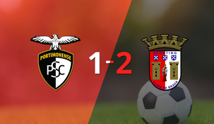 Ajustada victoria por 2 a 1 de SC Braga