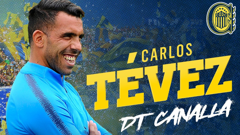 Tevez es el flamante DT de Rosario Central.