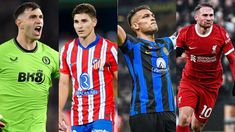 Dibu Martínez, Julián Álvarez, Lautaro Martínez y Mac Allister, las principales figuras argentinas. Dibu Martínez, Julián Álvarez, Lautaro Martínez y Mac Allister, las principales figuras argentinas.