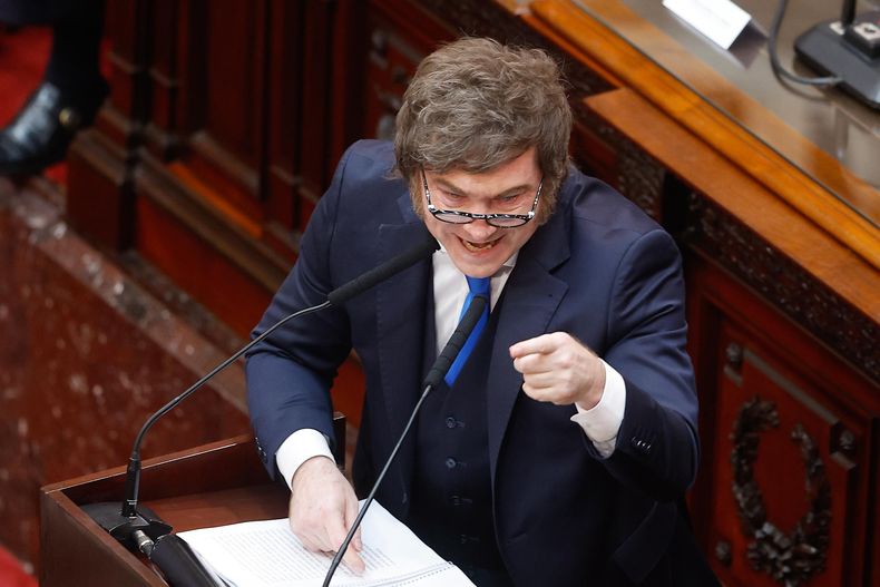 Javier Milei defendió el rumbo de su gestión.