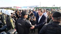 Massa en Rosario al inaugurar un centro de operaciones policiales e incorporación de 500