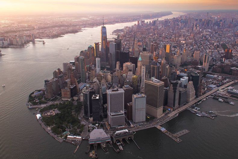 Nueva York desde el aire.
