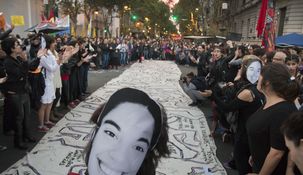 Micaela García, un emblema de la lucha por el NiUnaMenos. Micaela García, un emblema de la lucha por el NiUnaMenos.