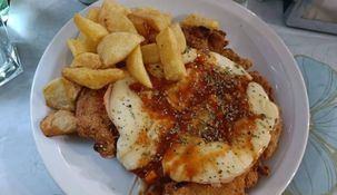 Milanesa de San Cayetano.