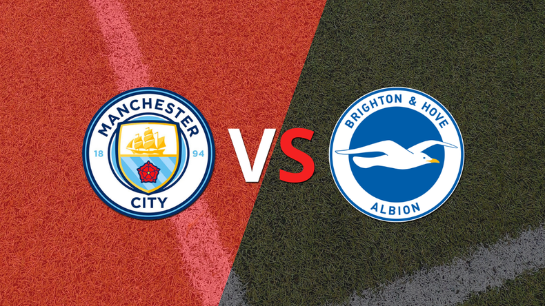 Manchester City logra 3 puntos al vencer de local a Brighton and Hove 2-1