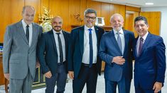 El presidente Lula Da Silva con jueces argentinos cercanos al papa Francisco. El presidente Lula Da Silva con jueces argentinos cercanos al papa Francisco.