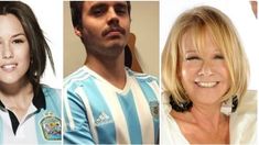 Argentina - Uruguay: : los famosos le hacen el aguante a la Selección Argentina - Uruguay: : los famosos le hacen el aguante a la Selección