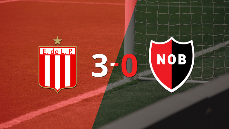 Tranquila victoria de Estudiantes por 3 a 0 frente a Newell`s