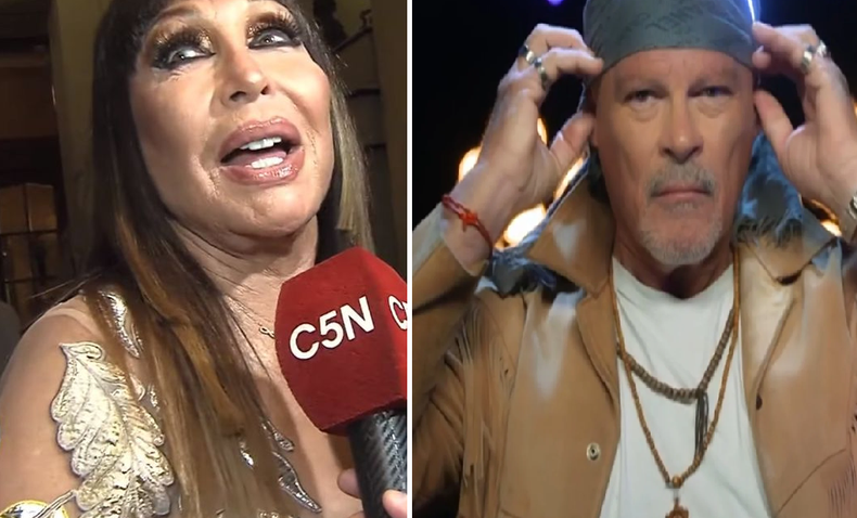 Moria Casán y el Alfa.&nbsp;
