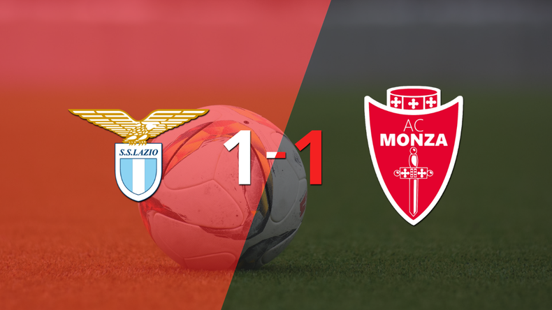Lazio y Monza igualaron 1 a 1