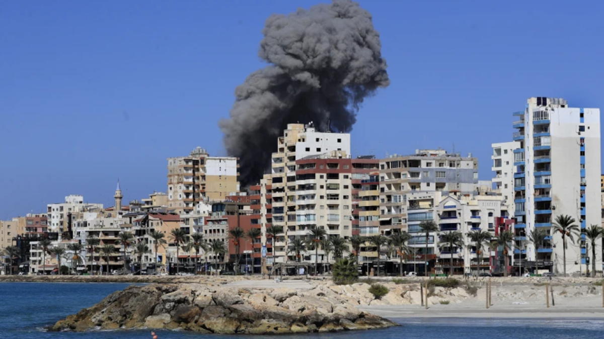 Israel bombardeó el sur del Líbano, luego del lanzamiento de