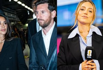 La periodista quedó en medio de los rumores sobre una relación con el futbolista.