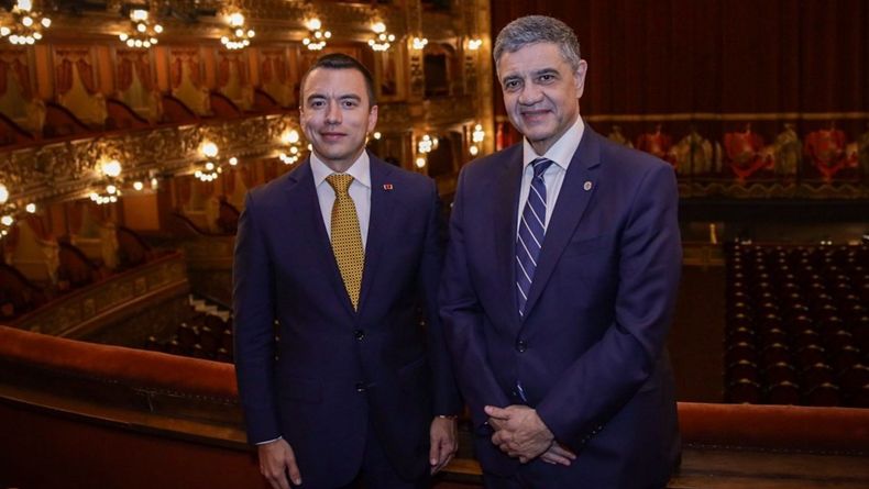 Macri y Noboa dialogaron sobre prioridades compartidas especialmente en temas de seguridad.
