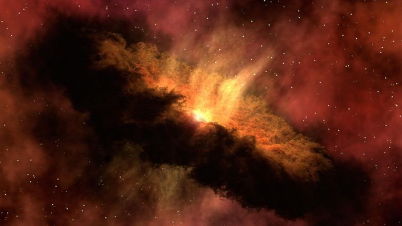 El agujero negro se encuentro a 5mil años luz de distancia.