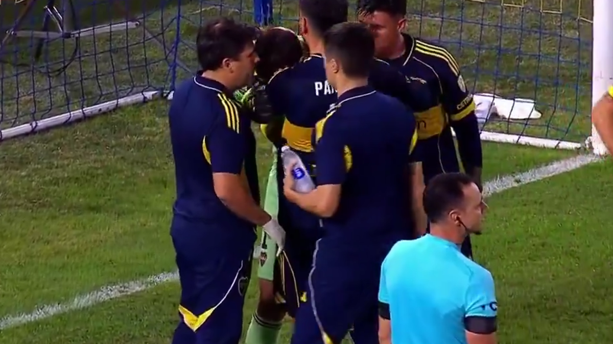 El llanto desconsolado de Agustín Marchesín, tras su grave lesión en La Bombonera: 