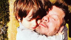 Marcelo Tinelli salió a pasear con Lolo en los bosques de Palermo Marcelo Tinelli salió a pasear con Lolo en los bosques de Palermo