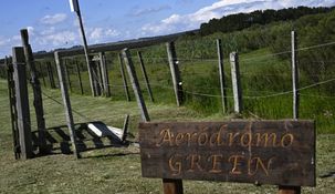 El aeródromo Green, donde operaban los aviones que protagonizaron el trágico accidente aéreo en Uruguay.
