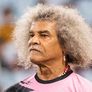 La cabellera del Pibe Valderrama, una marca registrada. La cabellera del Pibe Valderrama, una marca registrada.