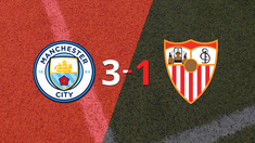 manchester city supero por 3-1 a sevilla como local manchester city supero por 3-1 a sevilla como local