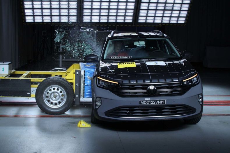 Nivus se suma a VW Taos, quién también logró 5 estrellas en Latin NCAP en seguridad.