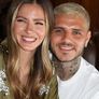 Mauro Icardi llegó a Italia junto a su pareja.