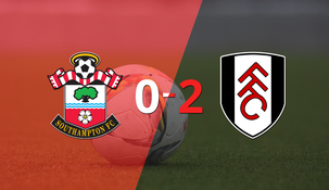 victoria de 2-0 en la visita de fulham a southampton