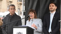 Patricia Bullrich en el lanzamiento del Plan Bandera.