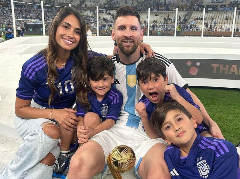 Messi despidió el año con un tierno mensaje para sus fans y su familia.&nbsp;