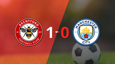 en su casa brentford derroto a manchester city 1 a 0
