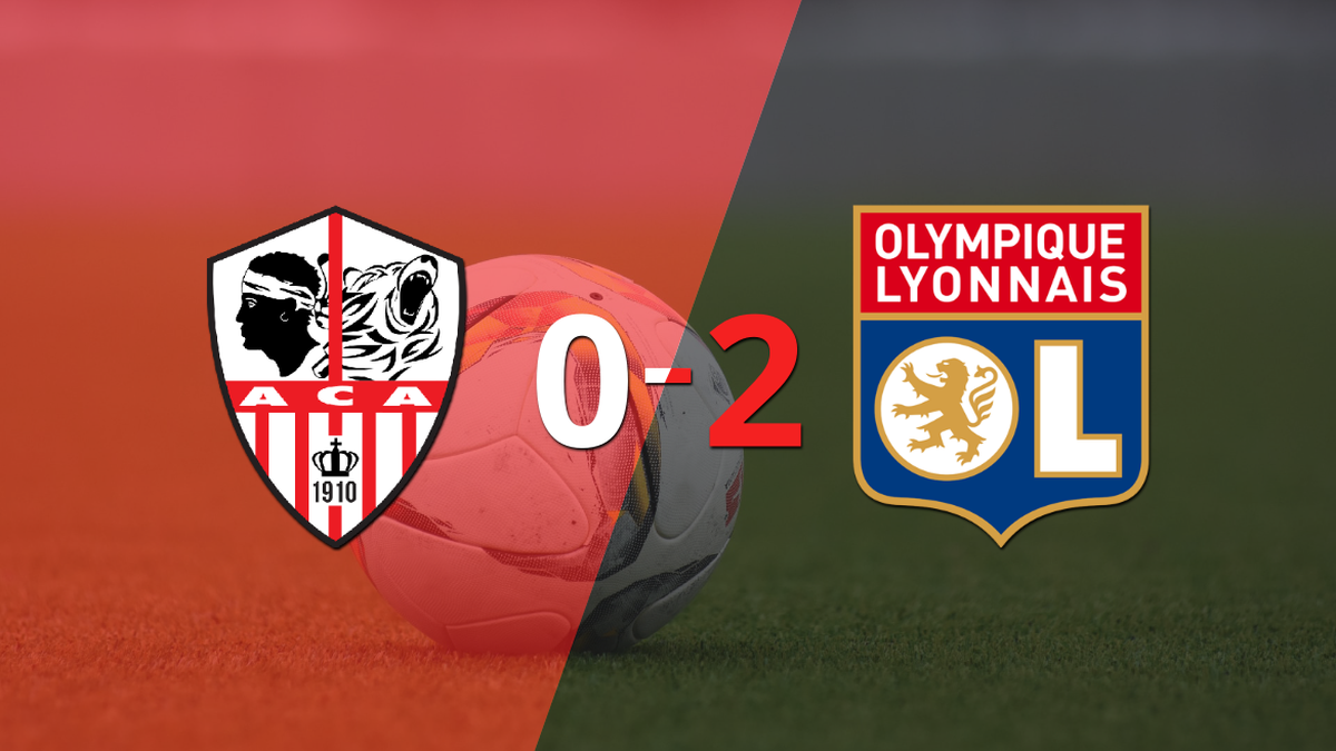 Olympique Lyon venció por 20 a Ajaccio AC como visitante