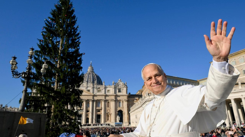 El papa León XIV pidió por una Navidad en paz.
