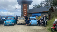 Los tres Fititos que se embarcaron en la aventura de cruzar la Patagonia.