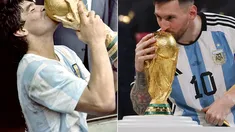 Lionel Messi, Diego Maradona y Juilán Álvarez fueron elegidos como los tres mejores futbolistas argentinos de la historia Lionel Messi, Diego Maradona y Juilán Álvarez fueron elegidos como los tres mejores futbolistas argentinos de la historia