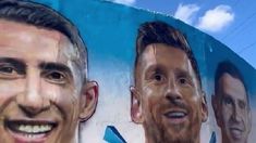 Realizaron un nuevo mural en homenaje a la Selección Argentina Realizaron un nuevo mural en homenaje a la Selección Argentina