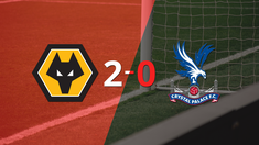 en su casa, wolverhampton le gano a crystal palace por 2-0 en su casa, wolverhampton le gano a crystal palace por 2-0